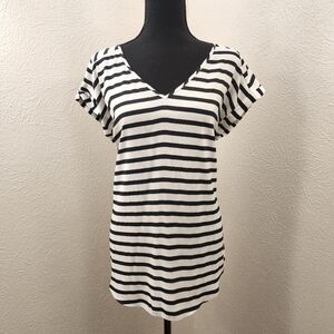 Express Striped Gramercy Tee sz L